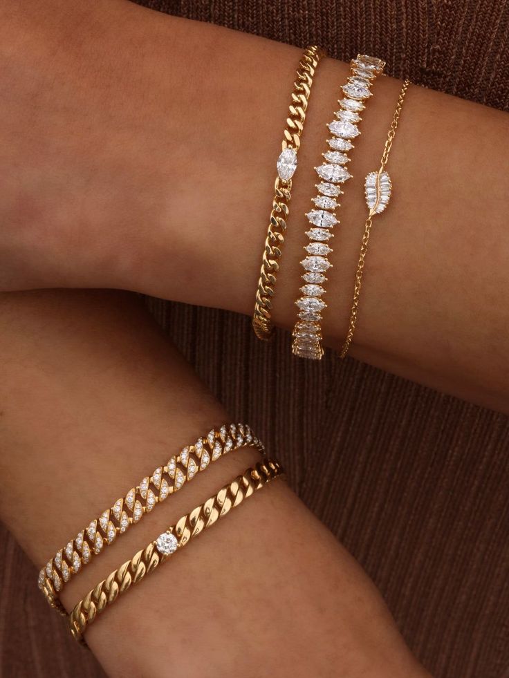 Gold Ladies Bracelets